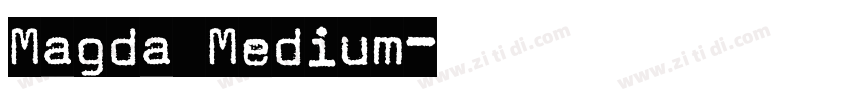 Magda Medium字体转换